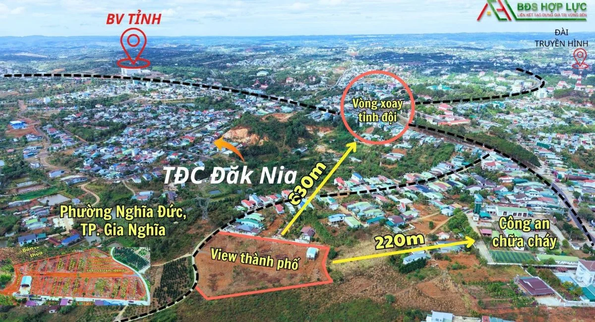 BÁN 17 NỀN NGHĨA ĐỨC – TRUNG TÂM TP. GIA NGHĨA