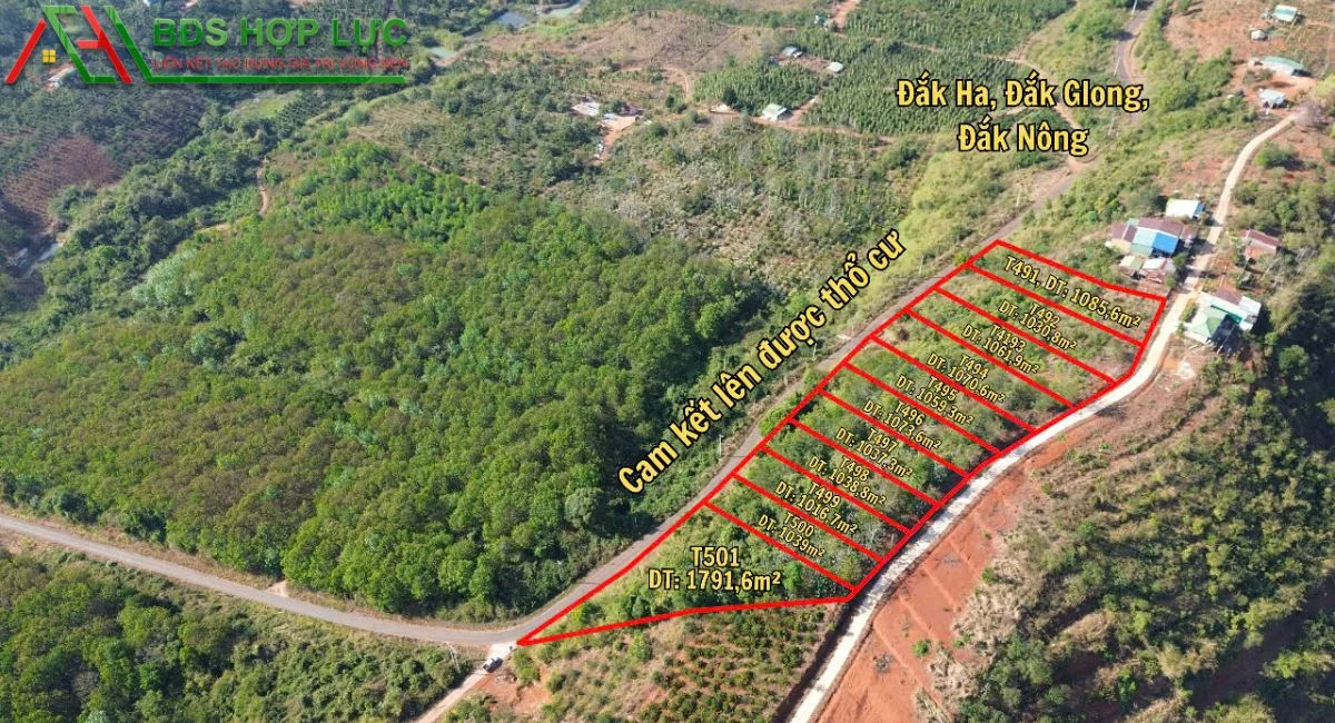 BÁN ĐẤT 2 MẶT TIỀN – XÃ ĐẮK HA – 1  HA 3 CHỈ 2,3 TỶ