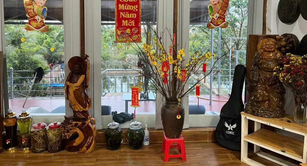 NHÀ 2 PHÒNG NGỦ – AO CÁ – VƯỜN TRÁI CÂY