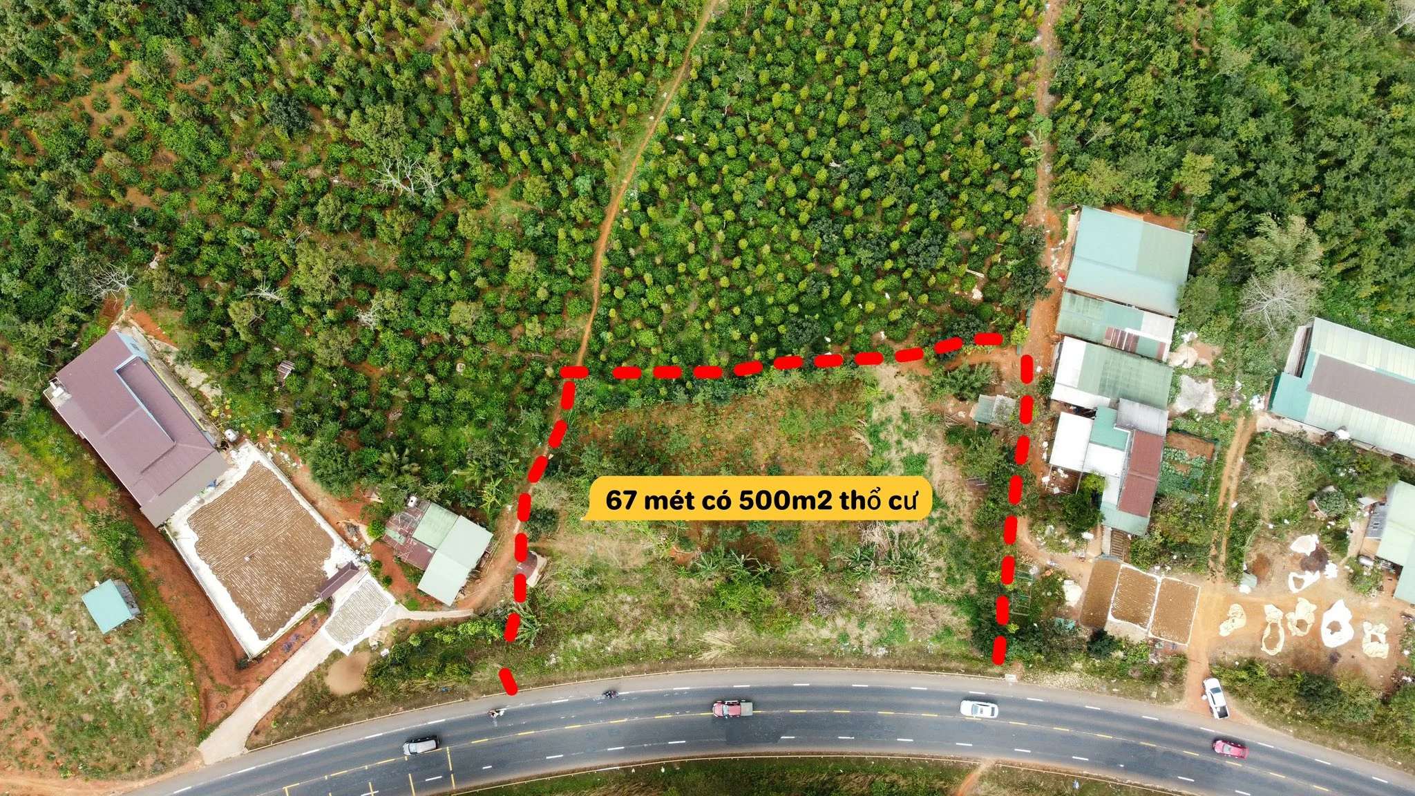 Bán Mảnh đất mặt tiền quốc lộ 14A