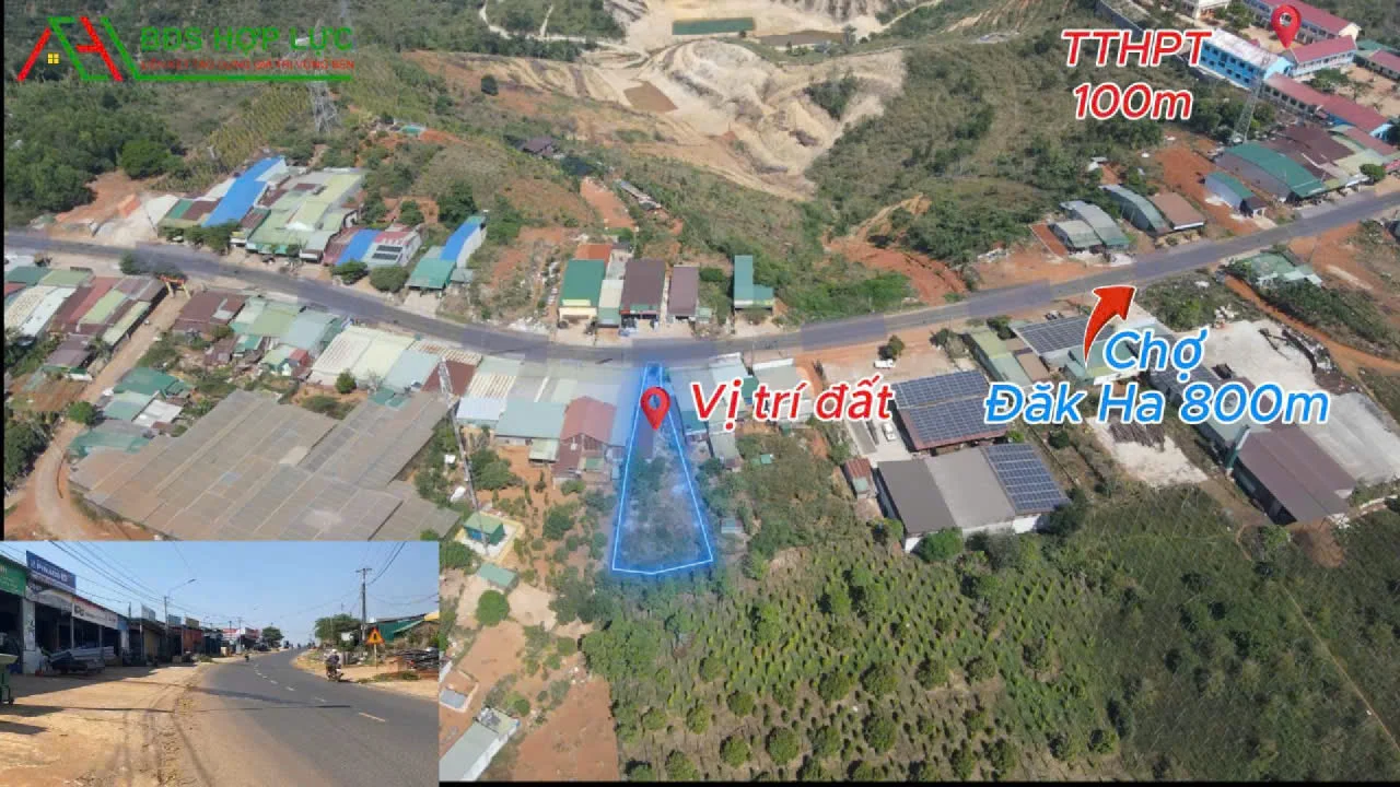 HOT – ĐẤT TRUNG TÂM CHỢ ĐẮK HA 600 M2 – GIÁ CHỈ 1,8 TỶ