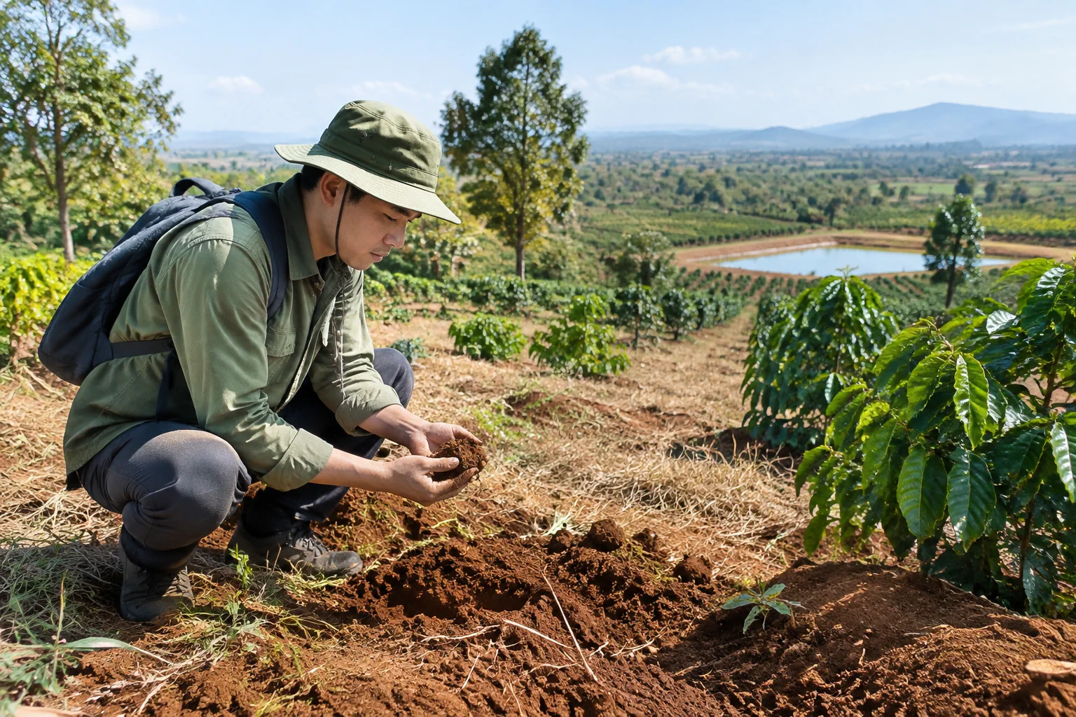 Checklist khảo sát đất farm Đắk Nông mùa khô 6 yếu tố cần kiểm tra thực địa